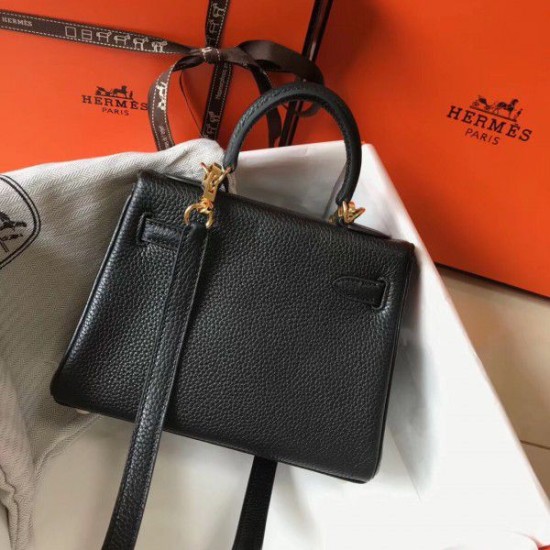 Fake Hermes Mini Kelly 20cm Bag Black Replica Replica Hermes Mini Kelly 20cm Bag Black