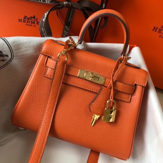 Fake Hermes Mini Kelly 20cm Bag Orange Replica Replica Hermes Mini Kelly 20cm Bag Orange