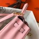 Replica Hermes Mini Kelly 20cm Bag Pink