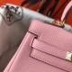 Replica Hermes Mini Kelly 20cm Bag Pink