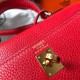 Replica Hermes Mini Kelly 20cm Bag Red