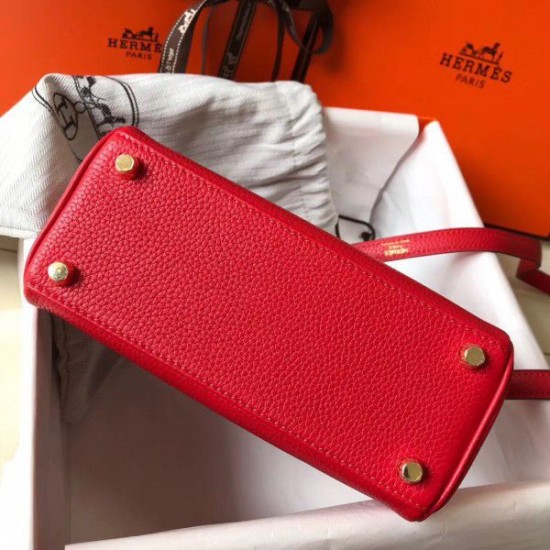 Replica Hermes Mini Kelly 20cm Bag Red