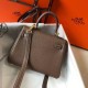 Replica Hermes Mini Kelly 20cm Bag Taupe