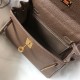 Replica Hermes Mini Kelly 20cm Bag Taupe