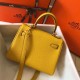 Replica Hermes Mini Kelly 20cm Bag Yellow