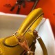 Replica Hermes Mini Kelly 20cm Bag Yellow