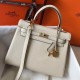 Fake Hermes Kelly 25cm Sellier Bag Clemence Leather Craie Replica Replica Hermes Kelly 25cm Sellier Bag Clemence Leather Craie