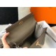 Replica Hermes Kelly 25cm Sellier Bag Epsom Leather Gris