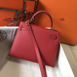 Replica Hermes Kelly 25cm Sellier Bag Epsom Leather Red Fake Hermes Kelly 25cm Sellier Bag Epsom Leather Red Replica