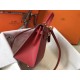 Fake Hermes Kelly 25cm Sellier Bag Epsom Leather Red Replica