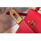 Fake Hermes Kelly 25cm Sellier Bag Epsom Leather Red Replica