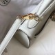 Replica Hermes Kelly 25cm Sellier Bag Epsom Leather White