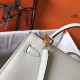 Replica Hermes Kelly 25cm Sellier Bag Epsom Leather White
