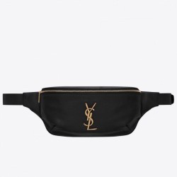 Replica YSL Saint Laurent Classic Monogram Belt Bag Black