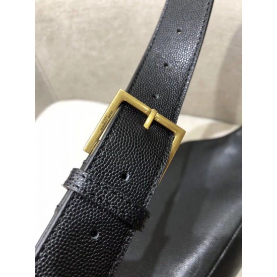 Replica YSL Saint Laurent Classic Monogram Belt Bag Black Replica YSL Saint Laurent Classic Monogram Belt Bag Black