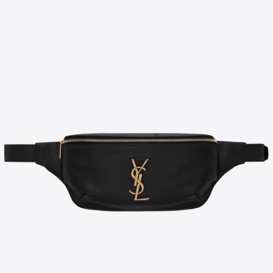 Replica YSL Saint Laurent Classic Monogram Belt Bag Black Replica YSL Saint Laurent Classic Monogram Belt Bag Black