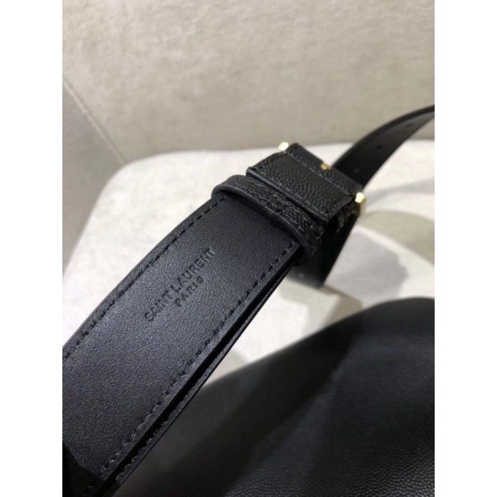 Replica YSL Saint Laurent Classic Monogram Belt Bag Black Replica YSL Saint Laurent Classic Monogram Belt Bag Black
