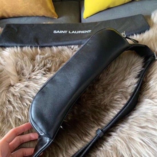 Fake YSL Saint Laurent Classic Belt Bag Black Replica Replica YSL Saint Laurent Classic Belt Bag Black