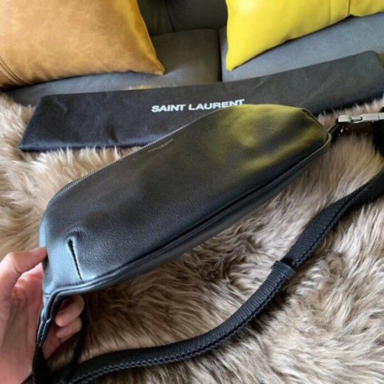 Fake YSL Saint Laurent Classic Belt Bag Black Replica Replica YSL Saint Laurent Classic Belt Bag Black