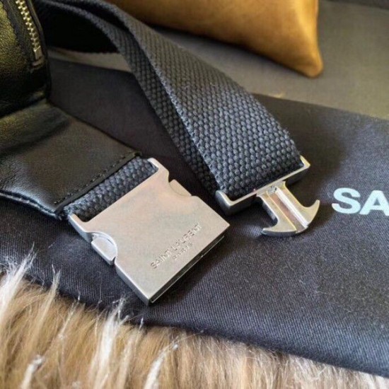 Fake YSL Saint Laurent Classic Belt Bag Black Replica Replica YSL Saint Laurent Classic Belt Bag Black