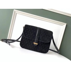 Replica YSL Saint Laurent Monogram All Over Small Satchel Suede Black Replica YSL Saint Laurent Monogram All Over Small Satchel Suede Black