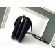 Replica YSL Saint Laurent Monogram All Over Small Satchel Suede Black