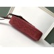 Replica YSL Saint Laurent Monogram All Over Camera Bag In Bordeaux Suede