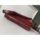 Replica YSL Saint Laurent Monogram All Over Camera Bag In Bordeaux Suede