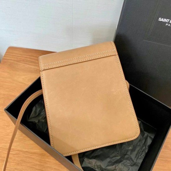 Replica YSL Saint Laurent Kaia North South Bag Brown