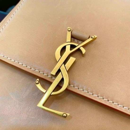 Replica YSL Saint Laurent Kaia North South Bag Brown