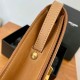 Replica YSL Saint Laurent Kaia North South Bag Brown