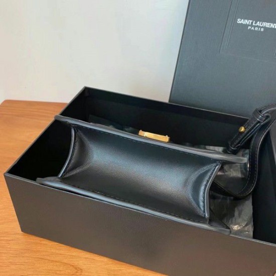 Replica YSL Saint Laurent Kaia North South Bag Black