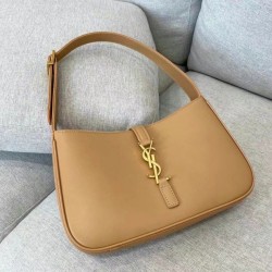 Fake YSL Saint Laurent Le 5 &amp;Agrave; 7 Hobo Bag Brown Replica