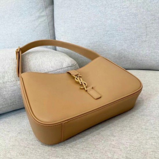 Fake YSL Saint Laurent Le 5 &Agrave; 7 Hobo Bag Brown Replica