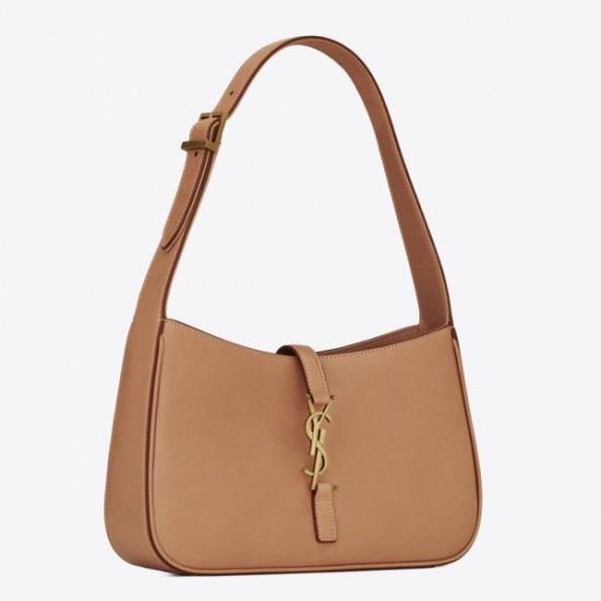 Fake YSL Saint Laurent Le 5 &Agrave; 7 Hobo Bag Brown Replica