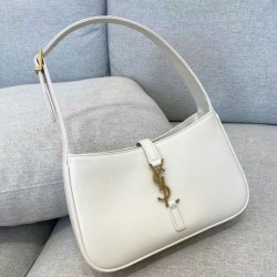 Replica YSL Saint Laurent Le 5 &amp;Agrave; 7 Hobo Bag White
