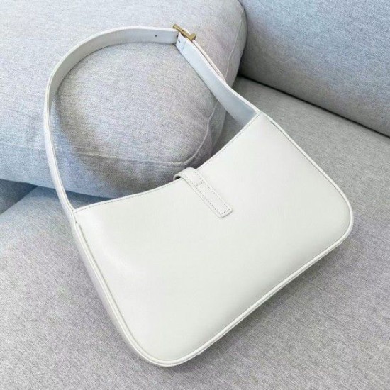 Replica YSL Saint Laurent Le 5 &Agrave; 7 Hobo Bag White
