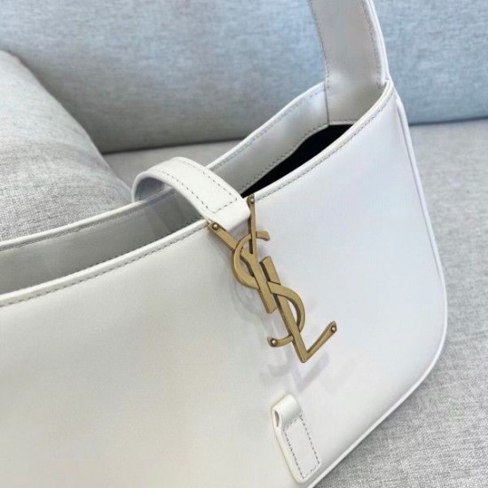 Replica YSL Saint Laurent Le 5 &Agrave; 7 Hobo Bag White