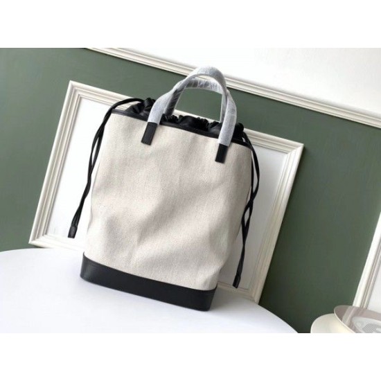 Fake YSL Saint Laurent Teddy Shopping Bag White Replica Replica YSL Saint Laurent Teddy Shopping Bag White