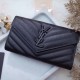 Replica YSL Saint Laurent Large Monogram Flap All Black