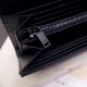 Replica YSL Saint Laurent Large Monogram Flap All Black