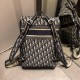 Replica Christian Dior Obligue Rucksack Black