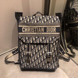 Replica Christian Dior Obligue Rucksack Black