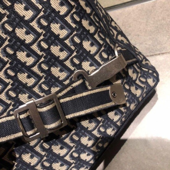 Replica Christian Dior Obligue Rucksack Black