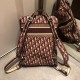 Replica Christian Dior Obligue Rucksack Coffee