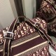 Replica Christian Dior Obligue Rucksack Coffee