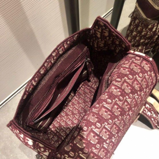 Replica Christian Dior Obligue Rucksack Coffee