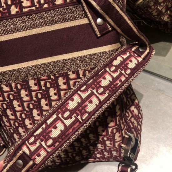 Replica Christian Dior Obligue Rucksack Coffee