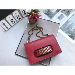 Replica Dior J'ADIOR Flap Bag With Chain In Calfskin M9000 Red