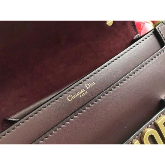 Replica Dior J'ADIOR Flap Bag With Chain In Calfskin M9000 Coffee